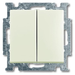 ABB BJB Basic 55 Бел Выключатель 3-клавишный, 16А в Москве