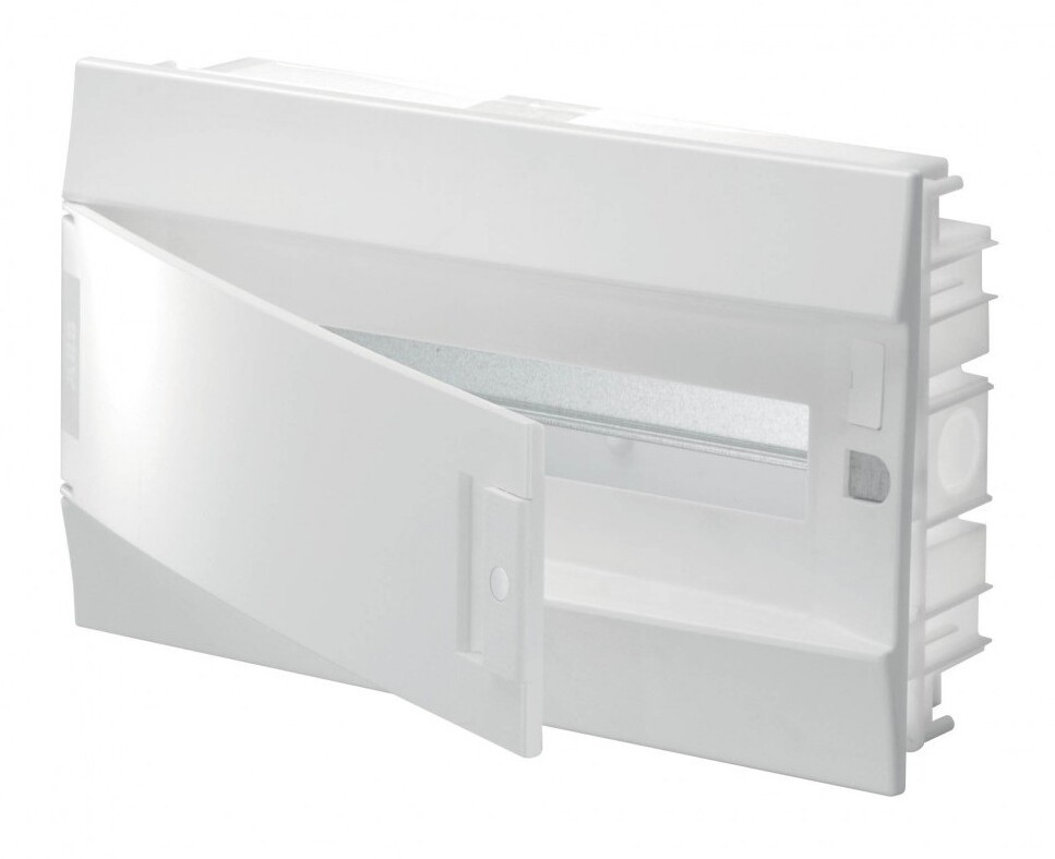 ABB Mistral IP41 Бокс внутренний белый с белой дверцей 18М с клеммой в Москве