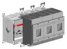 Abb SGC Рубильник OS200D03 до 200А 3-полюсный, предохранитель 0 или 1 (нет в комплекте), (без ручки в Москве