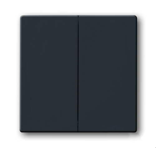 Выключатель двухклавишный, антрацит 2CKA001012A2108 + 2CKA001751A2930