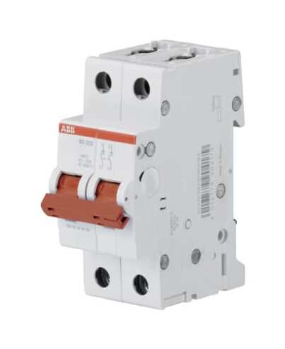 ABB рубильник 2пол. SD202/25 рычаг красный в Москве