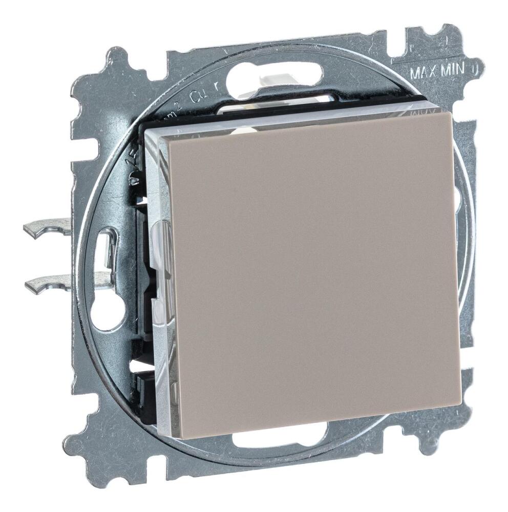 ABB Levit белый / белый Выключатель 2-х клавишный проходной в Москве