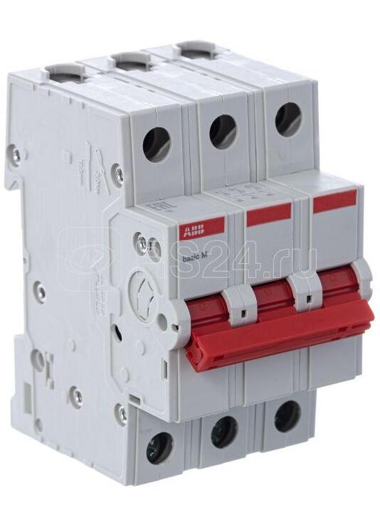 ABB SH203L C16 Автоматический выключатель 3-x полюсный 16А с хар.С 4,5кА 230/400B 2CDS243001R0164 в Москве