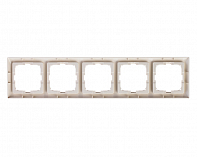ABB BJB Basic 55 Беж Рамка 5-ая в Москве