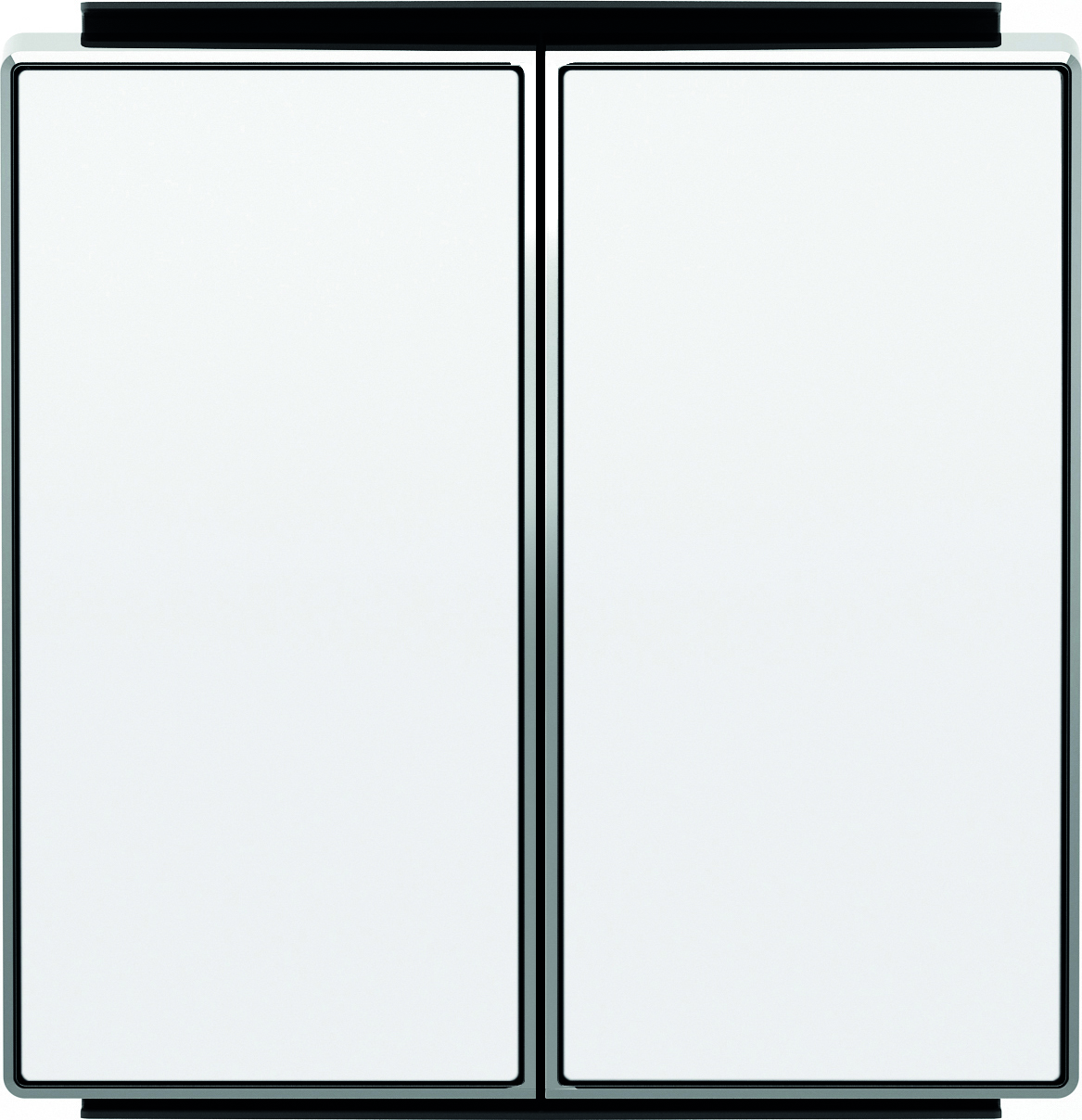 ABB SKY Альпийский белый Клавиша для 2-клавишных выключателей/кнопок 2CLA851100A1101