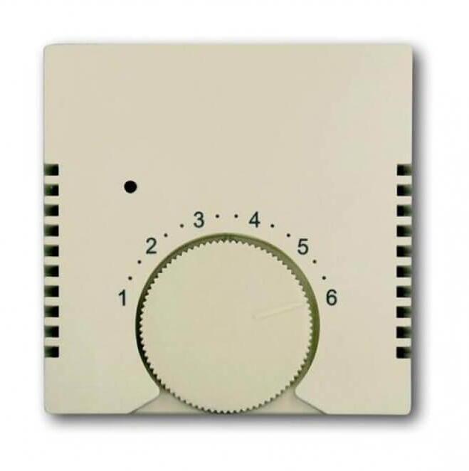ABB Basic55 2CKA001710A3869 Накладка терморегулятора поворотного (с переключателем, слоновая кость) в Москве