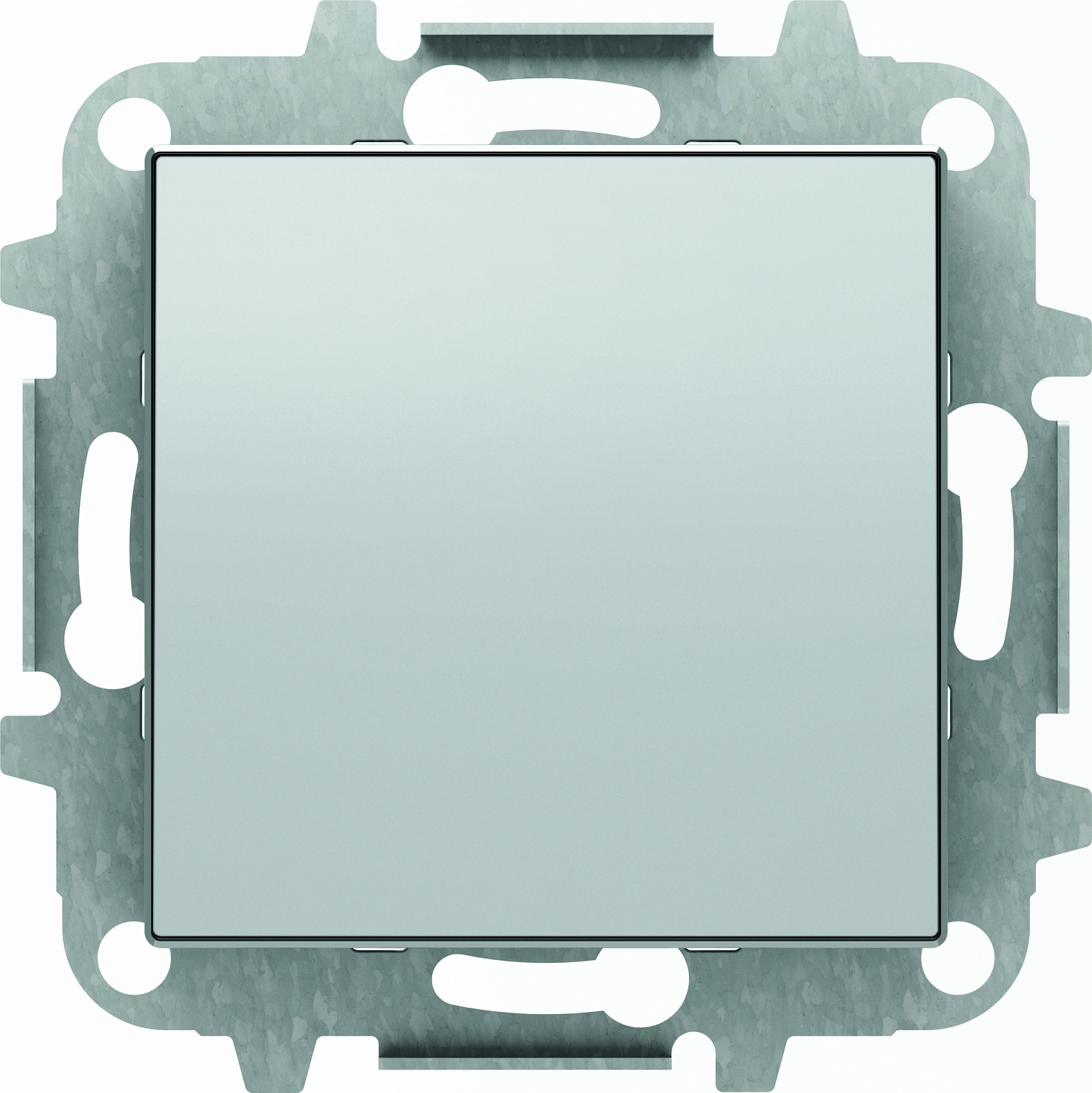 Заглушка с суппортом ABB Sky, серебряный 2CLA850000A1301