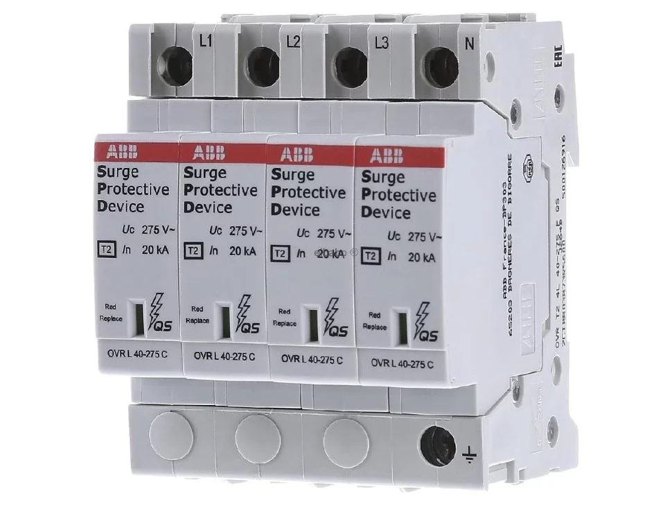 ABB Ограничитель перенапряжения УЗИП OVR T2 3N 40 275P QS