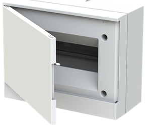 ABB Basic E Бокс настенный 8М белая непрозрачная дверь 1SZR004002A2103 в Москве