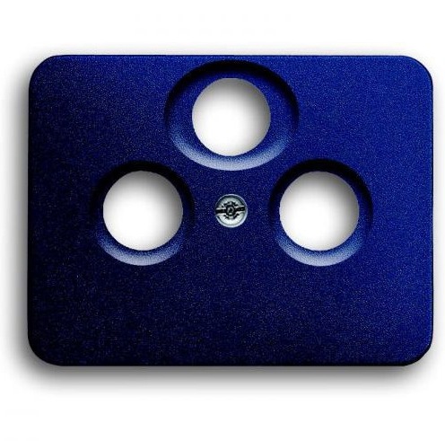 ABB BJE Impuls Чёрный Бриллиант Накладка TV розетки (TV+FM+SAT) арт. 1753-0-0730 в Москве