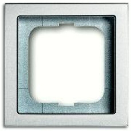 Abb BJE Рамка 1-постовая, серия Future Linear, цвет серебристо-алюминиевый в Москве