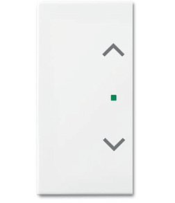 ABB Basic 55 Альпийский белый Клавиша двойная free@home, жалюзи в Москве