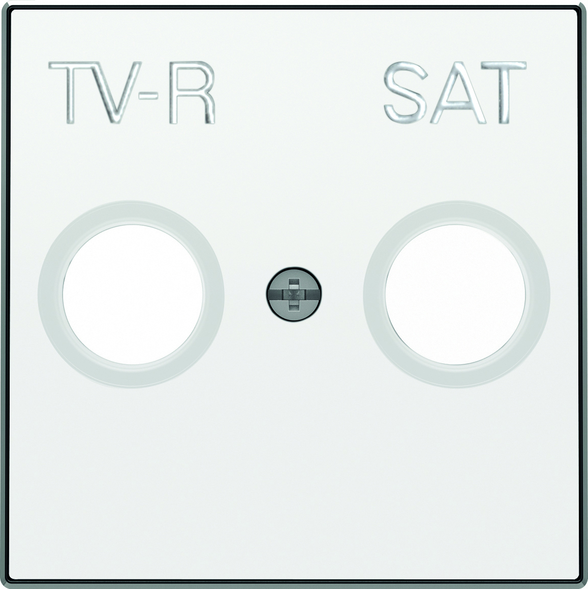 ABB SKY Альпийский белый Накладка для TV-R-SAT розетки 2CLA855010A1101