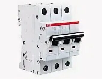 ABB S203 Автоматический выключатель 3P 6A (D) 6kA c100 в Москве