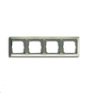 Рамка четырехместная ABB Basic 55, шампань 2CKA001725A1504