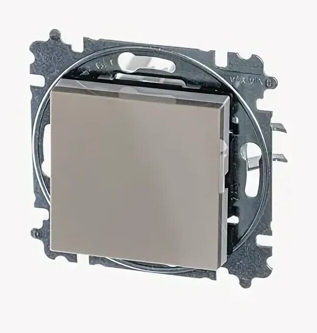 ABB Levit Переключатель одноклавишный серый / белый 2CHH590645A6016 в Москве